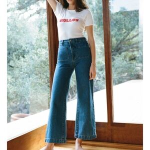 Rollas Sailor Jean in Ashley Blue - like new!